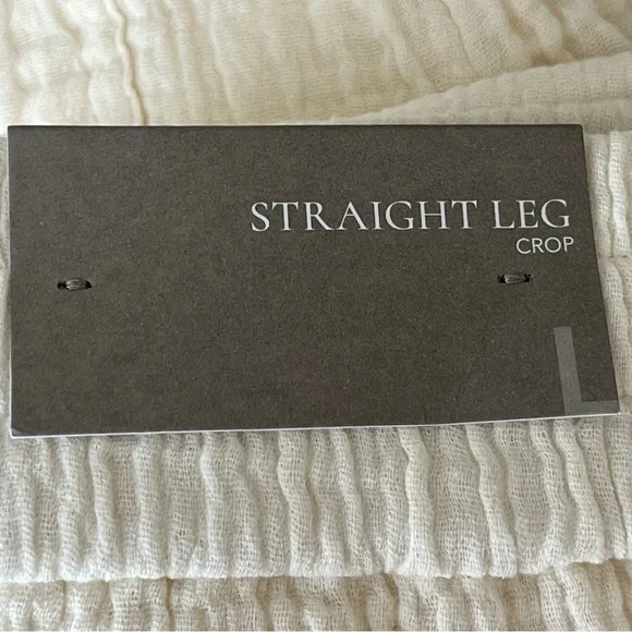 SOFT SURROUNDINGS NWT BEACH BOUND PULL ON GAUZE CROP PANTS ECRU Size Large - Picture 10 of 15